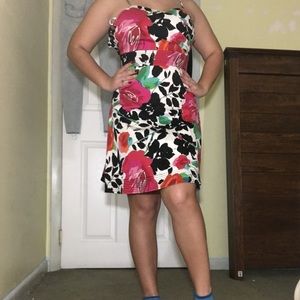 floral dress size 4